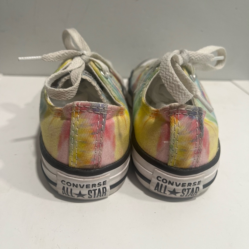 Girls Tie Dye Converse size 1 - Picture 3 of 8